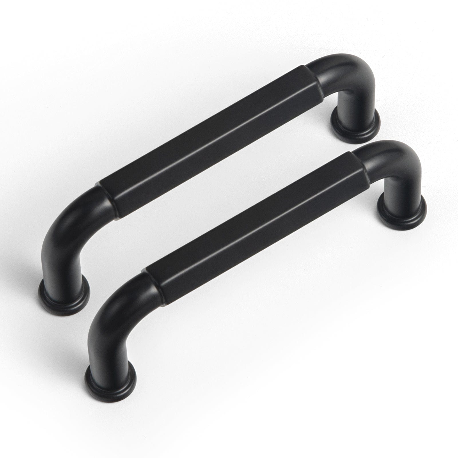 Goo-Ki Matte Black / 3'' Hole Center / 6 Pack Antique Brass Cabinet Pulls Affordable Luxury Vintage Drawer Knobs for Kitchen