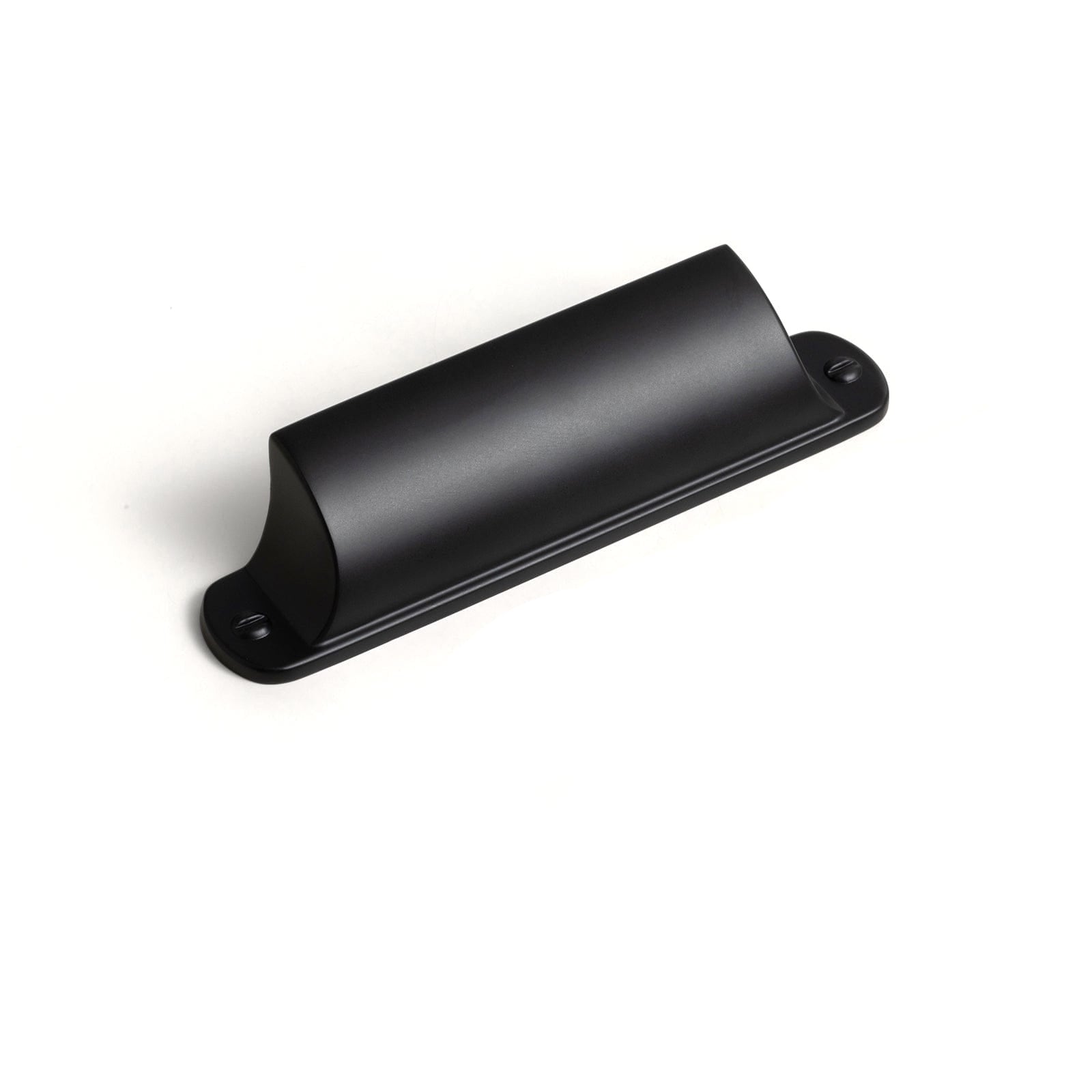 Goo-Ki Matte Black / 3'' Hole Center / 6 Pack Modern Multi-Color Cabinet Cup Pulls Bin Drawer Pull Stylish Hardware for Furniture Upgrades