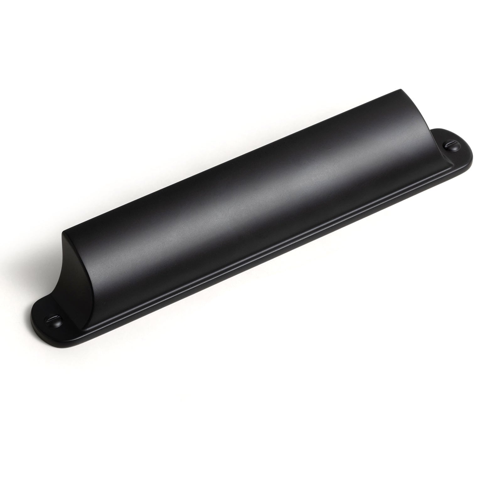 Goo-Ki Matte Black / 5'' Hole Center / 6 Pack Modern Multi-Color Cabinet Cup Pulls Bin Drawer Pull Stylish Hardware for Furniture Upgrades