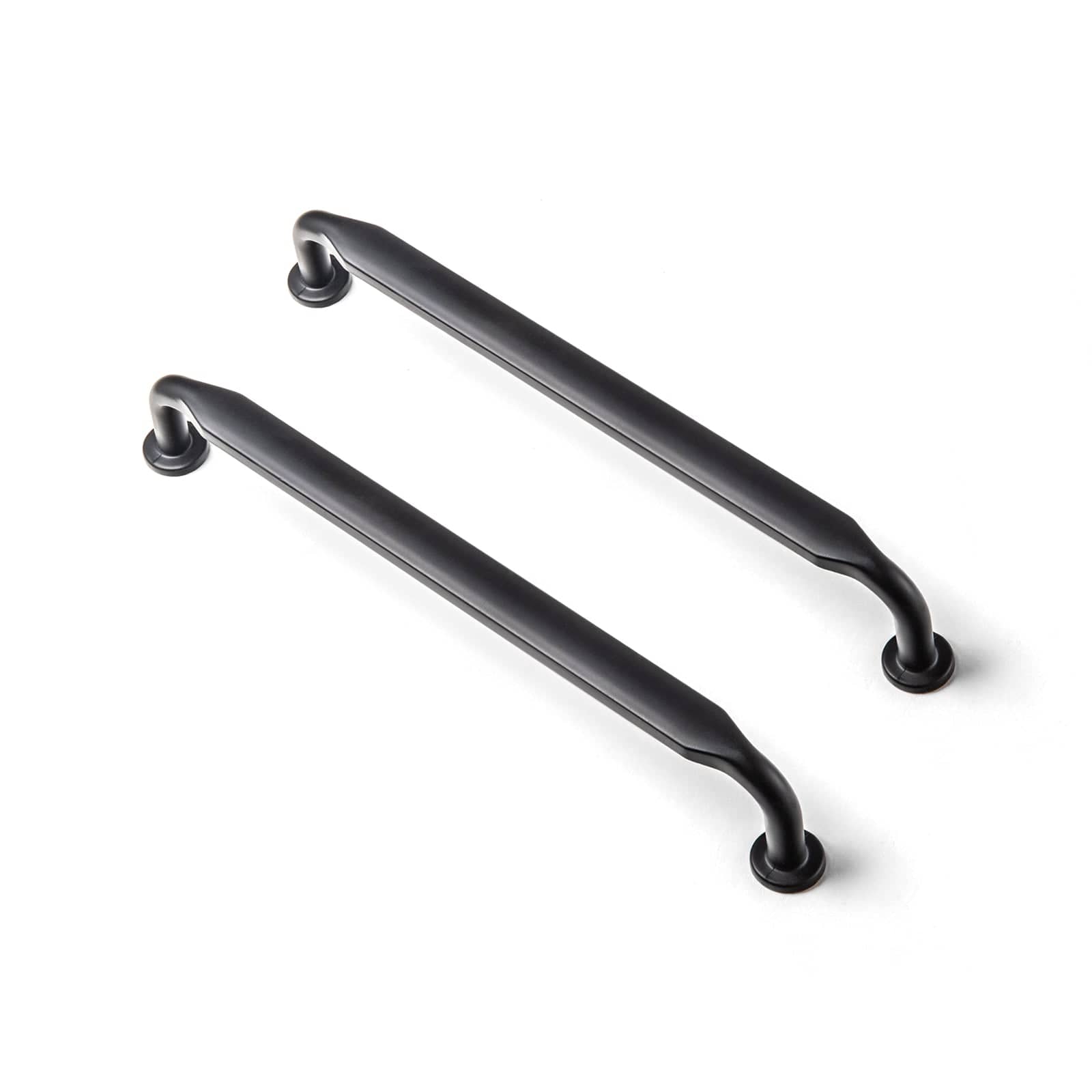 Goo-Ki Matte Black / 6.3'' Hole Center / 6 Pack Minimalist Slim Design Zinc Alloy Cabinet Pulls – Rustic Hardware for a Streamlined Look