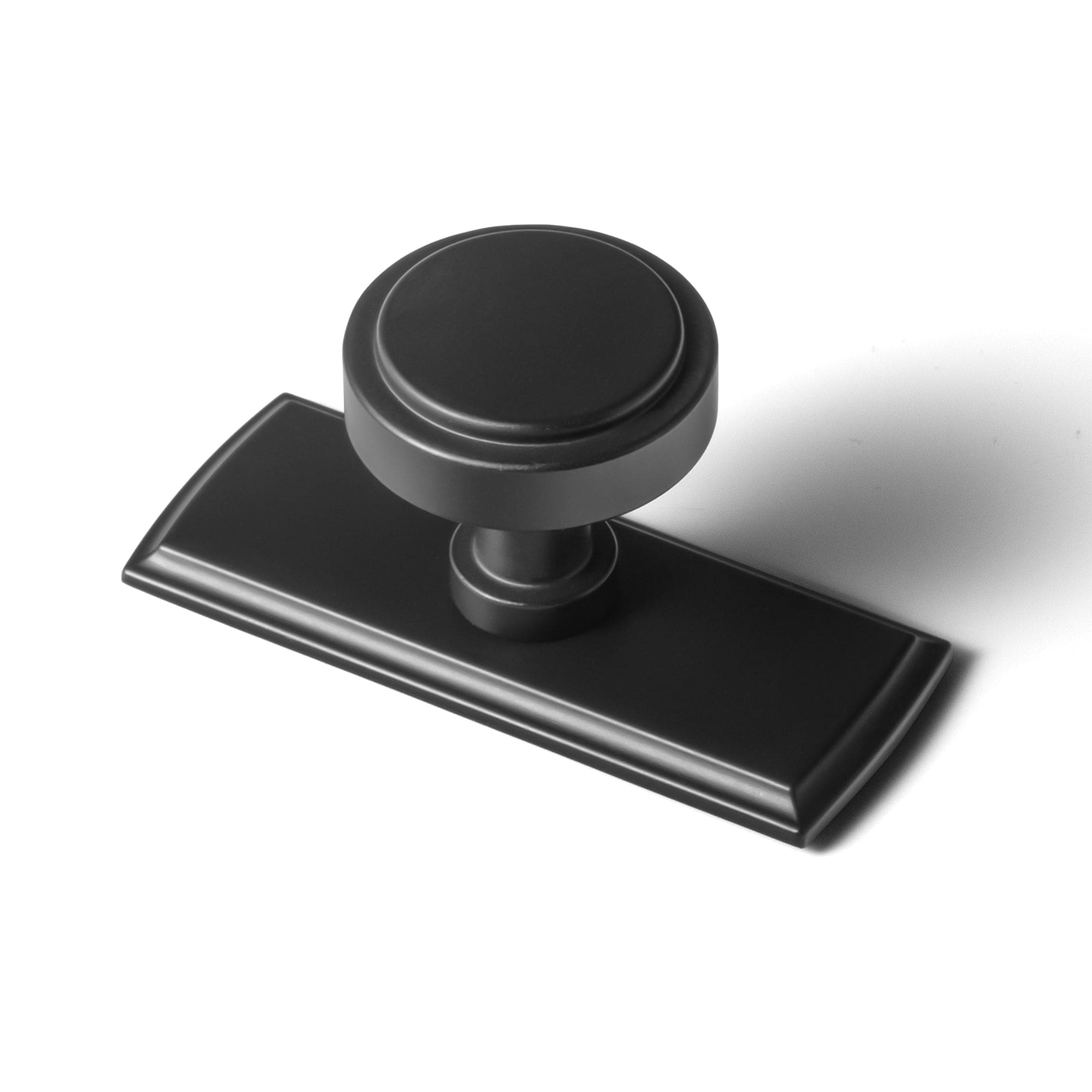 Goo-Ki Matte Black / G011 / 6 Pack Simple Cylindrical Zinc Alloy Drawer Knob with Elegant Design