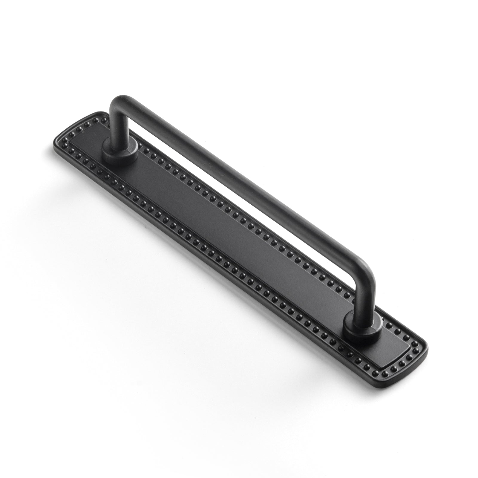Goo-Ki Matte Black / G018 / 5'' Hole Center 2 Pack Cabinet Bar Pulls with Back Plate Vintage Drawer Handles Home Improvement Hardware
