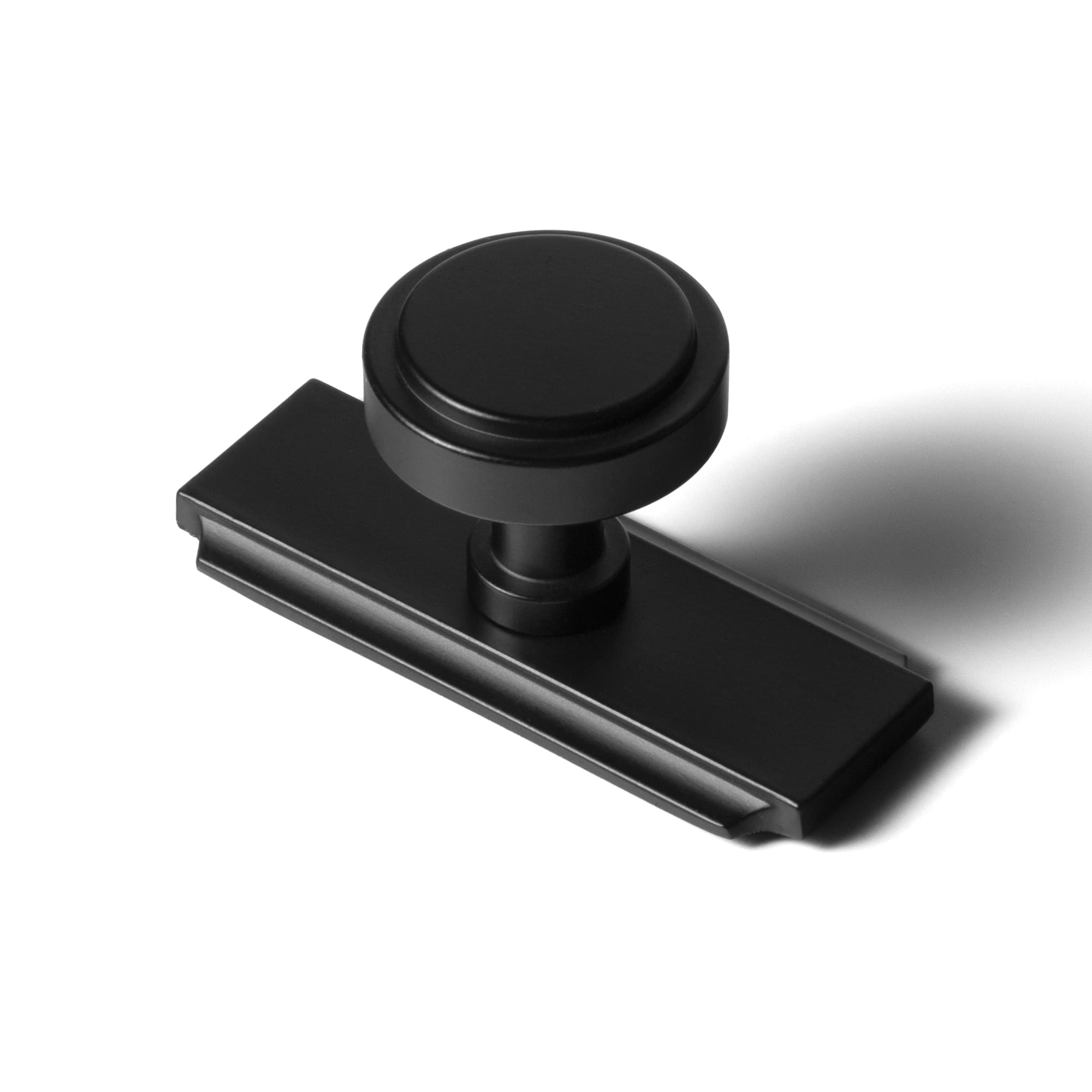 Goo-Ki Matte Black / G020 / 6 Pack Simple Cylindrical Zinc Alloy Drawer Knob with Elegant Design