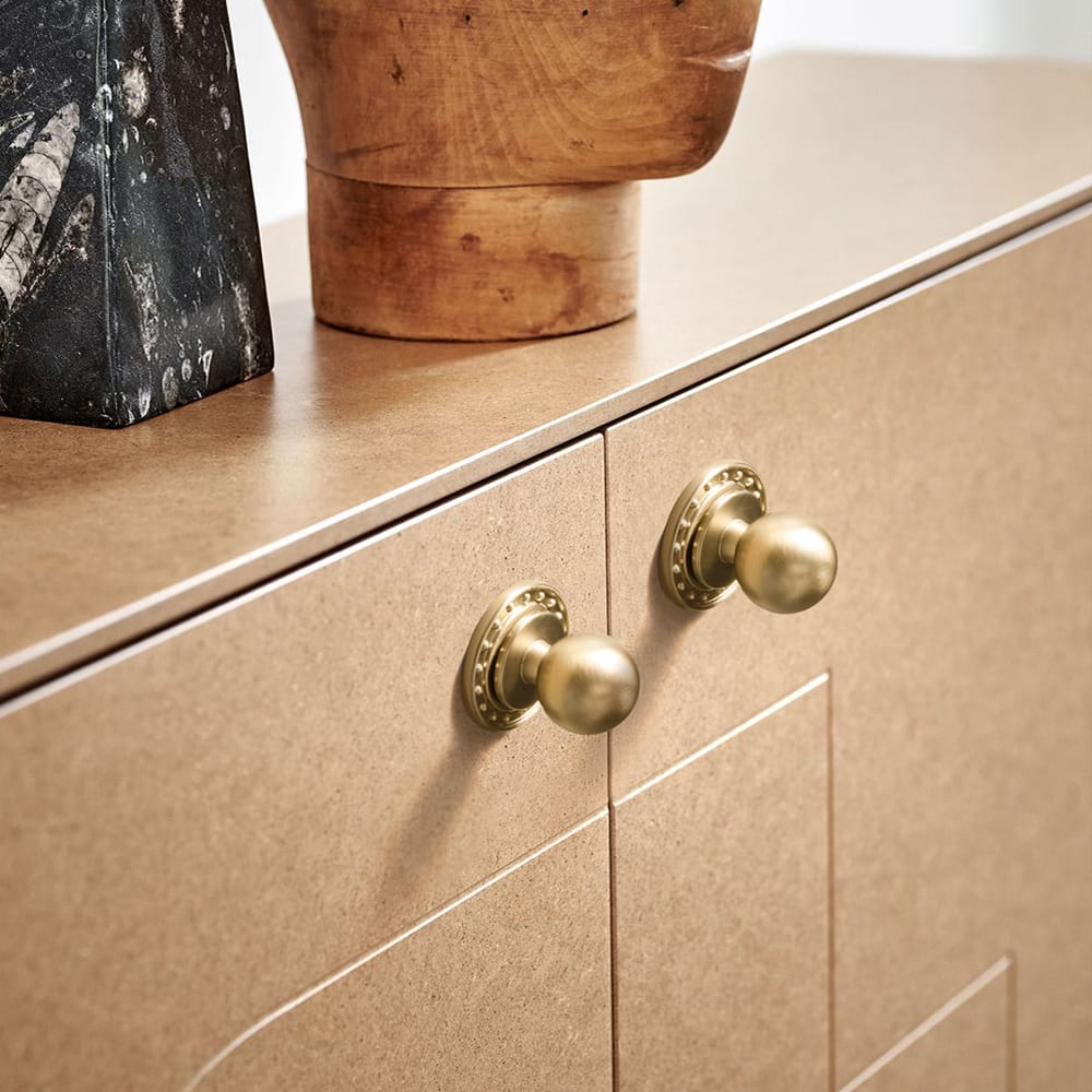 Goo-Ki Mid-Century Modern Arch Cabinet Pulls Antique Brass Kitchen Hardware
