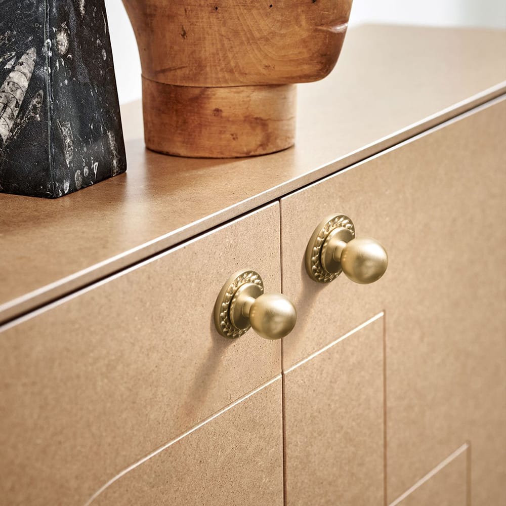 Goo-Ki Mid-Century Modern Arch Cabinet Pulls Antique Brass Kitchen Hardware