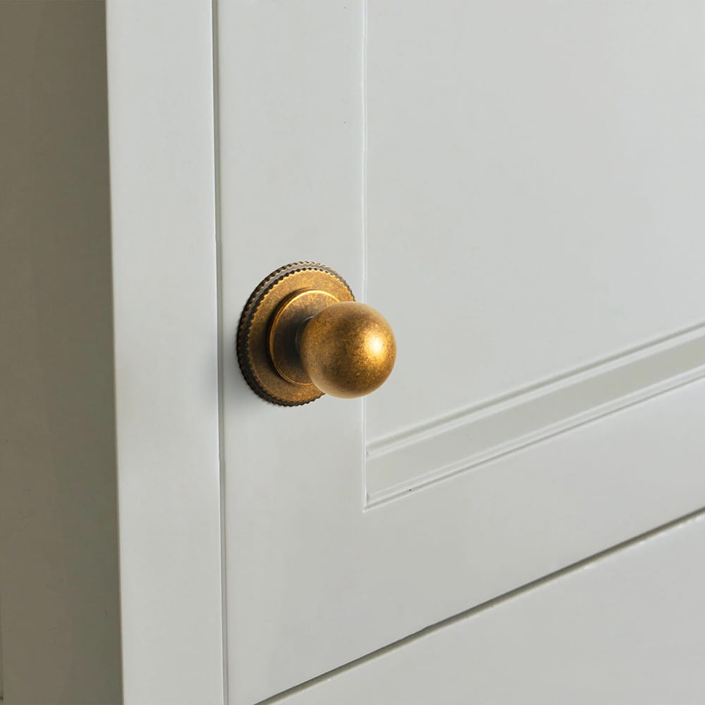 Goo-Ki Mid-Century Modern Arch Cabinet Pulls Antique Brass Kitchen Hardware