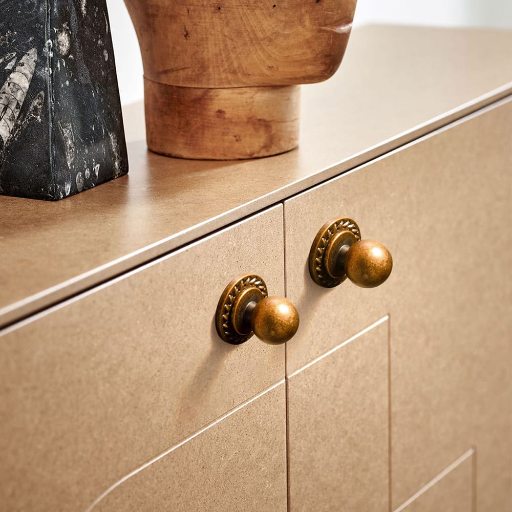 Goo-Ki Mid-Century Modern Arch Cabinet Pulls Antique Brass Kitchen Hardware