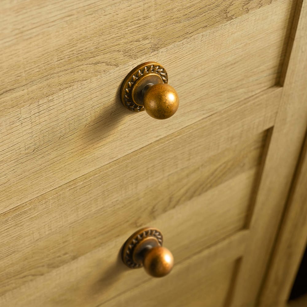 Goo-Ki Mid-Century Modern Arch Cabinet Pulls Antique Brass Kitchen Hardware