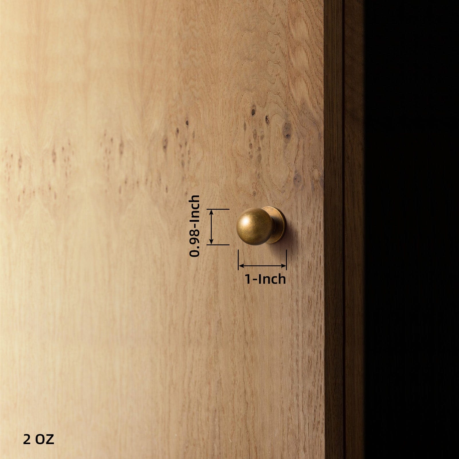 Goo-Ki Mid-Century Modern Arch Cabinet Pulls Antique Brass Kitchen Hardware 6 Pack