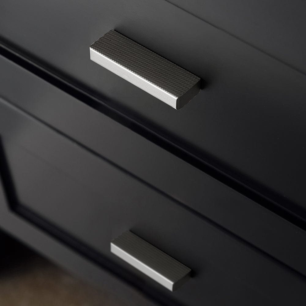 Goo-Ki Modern Aluminum Knurled Cabinet Pull Handles - Comfortable Grip & Long - lasting