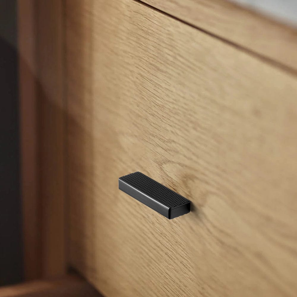 Goo-Ki Modern Aluminum Knurled Cabinet Pull Handles - Comfortable Grip & Long - lasting