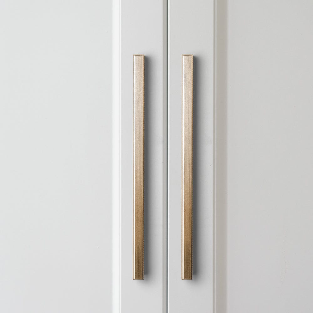 Goo-Ki Modern Aluminum Knurled Cabinet Pull Handles - Comfortable Grip & Long - lasting