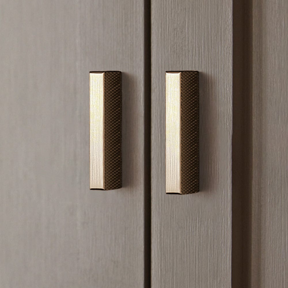 Goo-Ki Modern Aluminum Knurled Cabinet Pull Handles - Comfortable Grip & Long - lasting