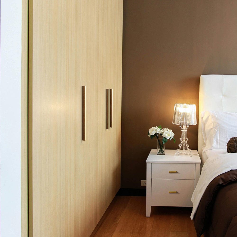 Goo-Ki Modern Aluminum Knurled Cabinet Pull Handles - Comfortable Grip & Long - lasting