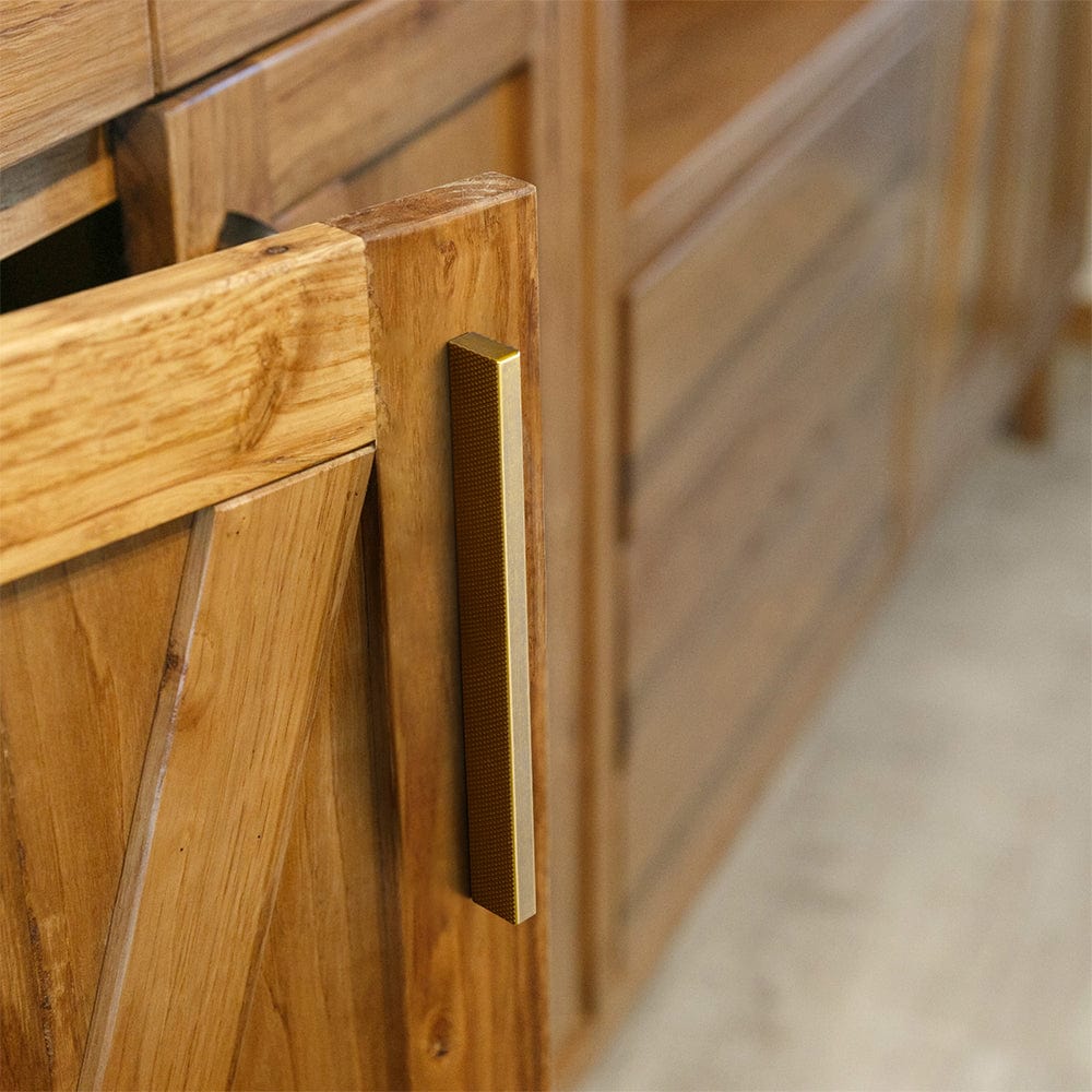 Goo-Ki Modern Aluminum Knurled Cabinet Pull Handles - Comfortable Grip & Long - lasting