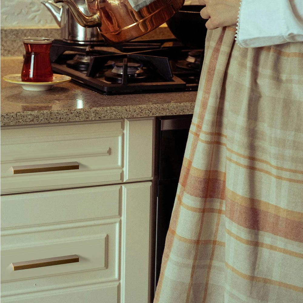 Goo-Ki Modern Aluminum Knurled Cabinet Pull Handles - Comfortable Grip & Long - lasting