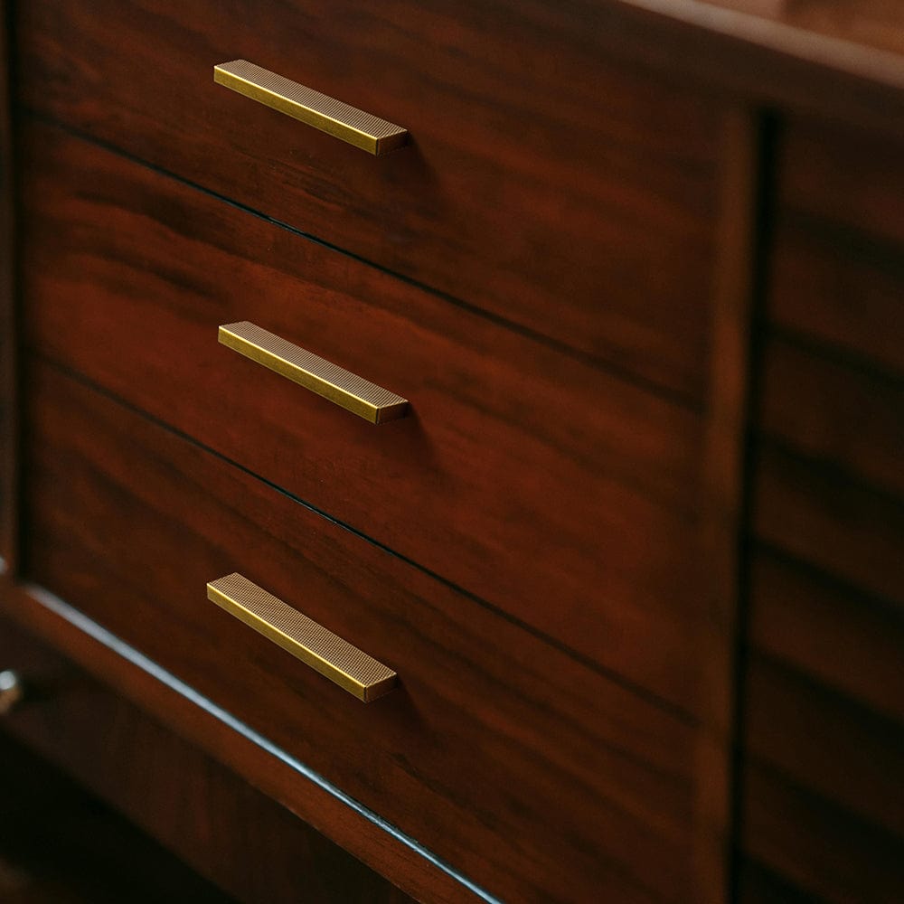 Goo-Ki Modern Aluminum Knurled Cabinet Pull Handles - Comfortable Grip & Long - lasting