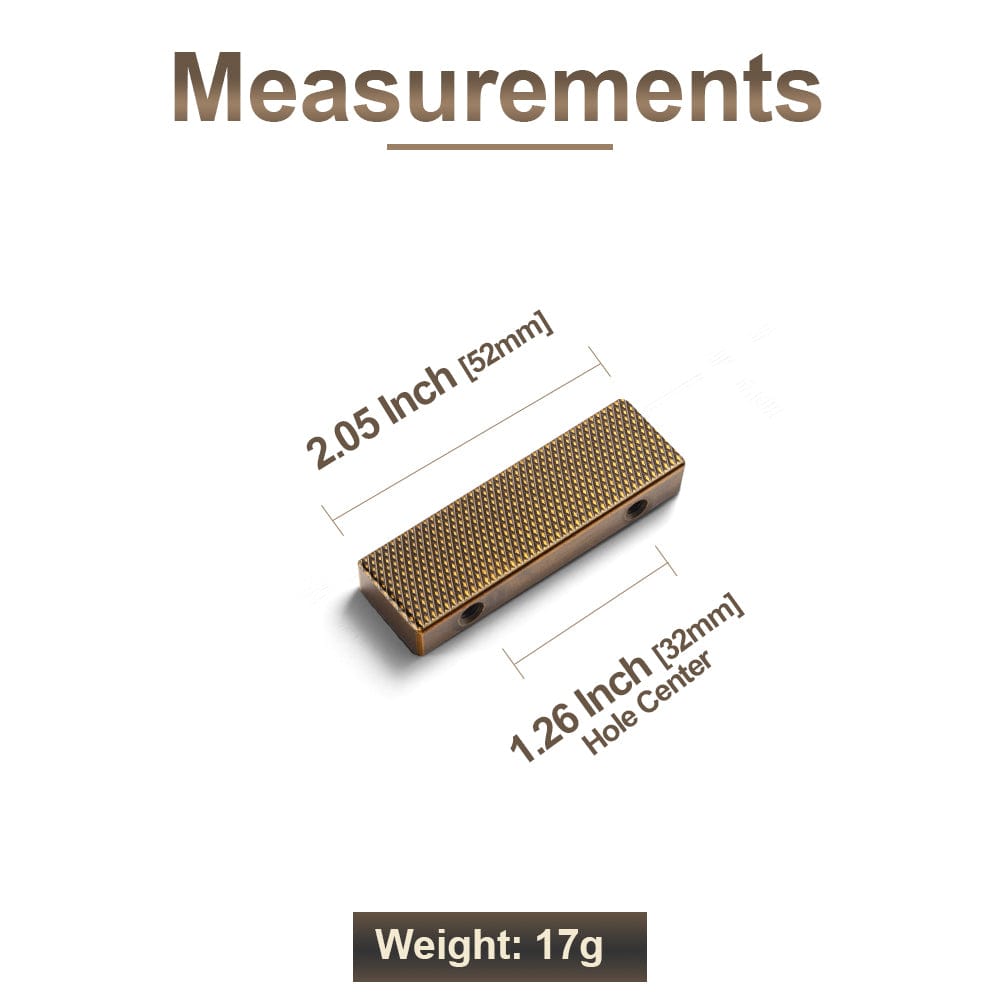 Goo-Ki Modern Aluminum Knurled Cabinet Pull Handles - Comfortable Grip & Long - lasting