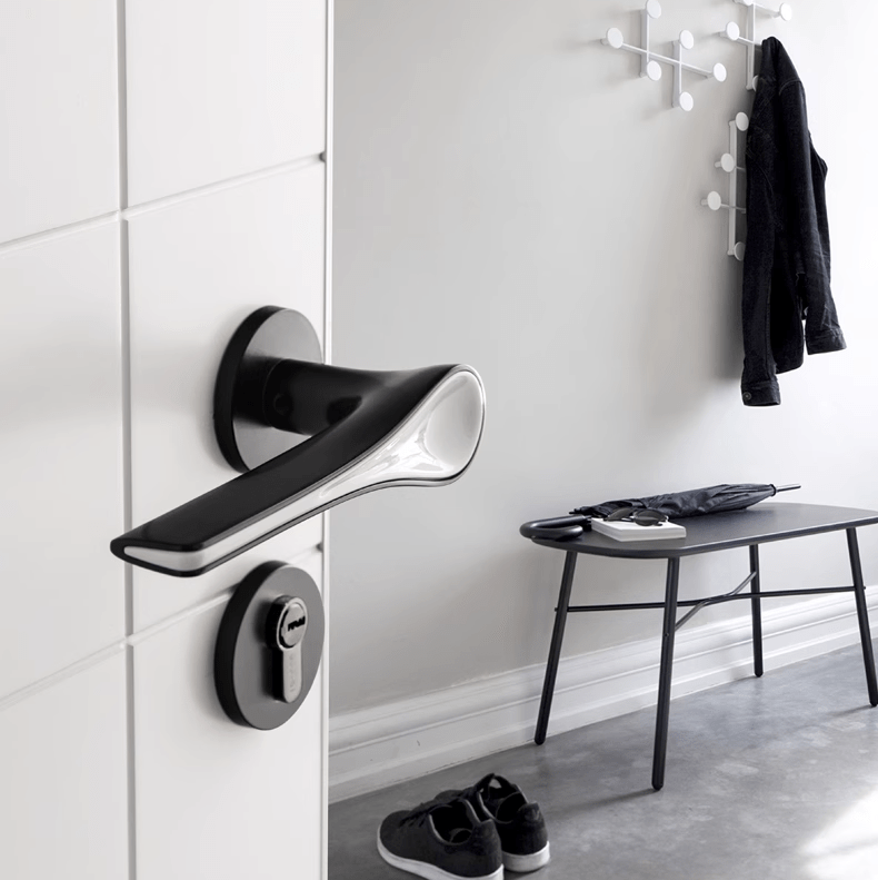 Goo-Ki Modern Bedroom Door Lock Security Entry Split Silent Interior Door Lock