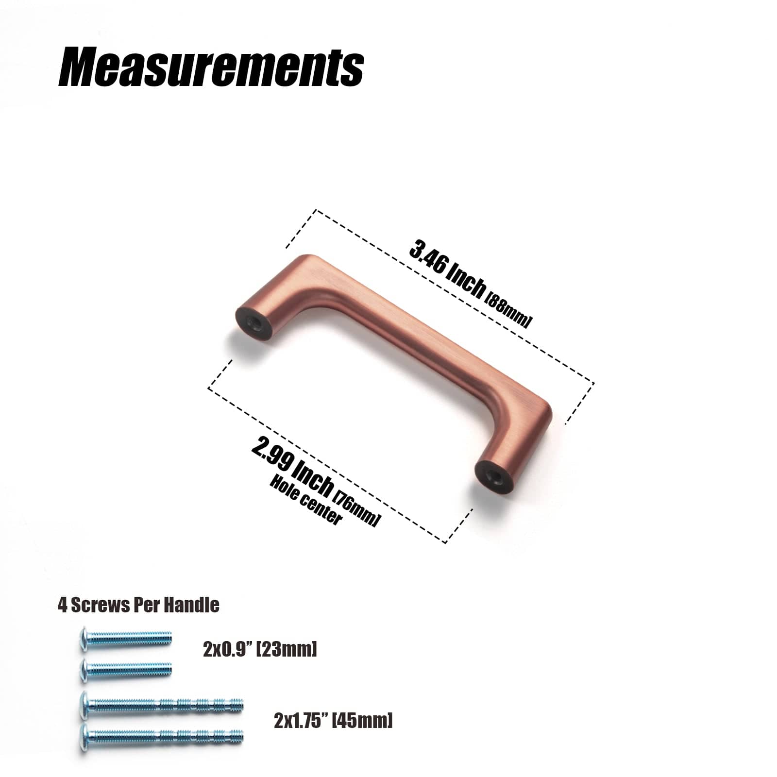 Goo-Ki Modern Cabinet Pull Luxurious Drawer Wardrobe Pulls Kitchen