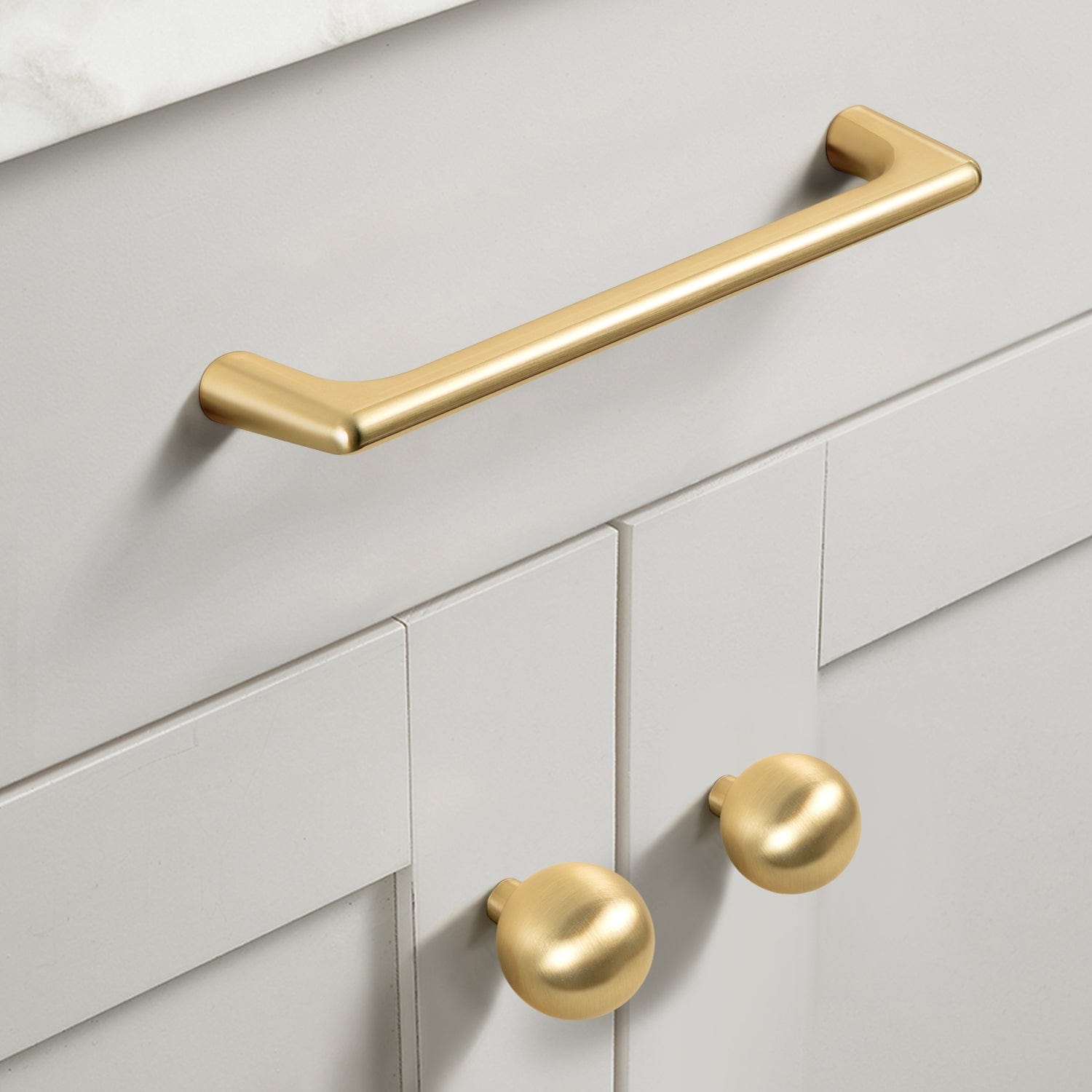 Goo-Ki Modern Cabinet Pull Luxurious Drawer Wardrobe Pulls Kitchen