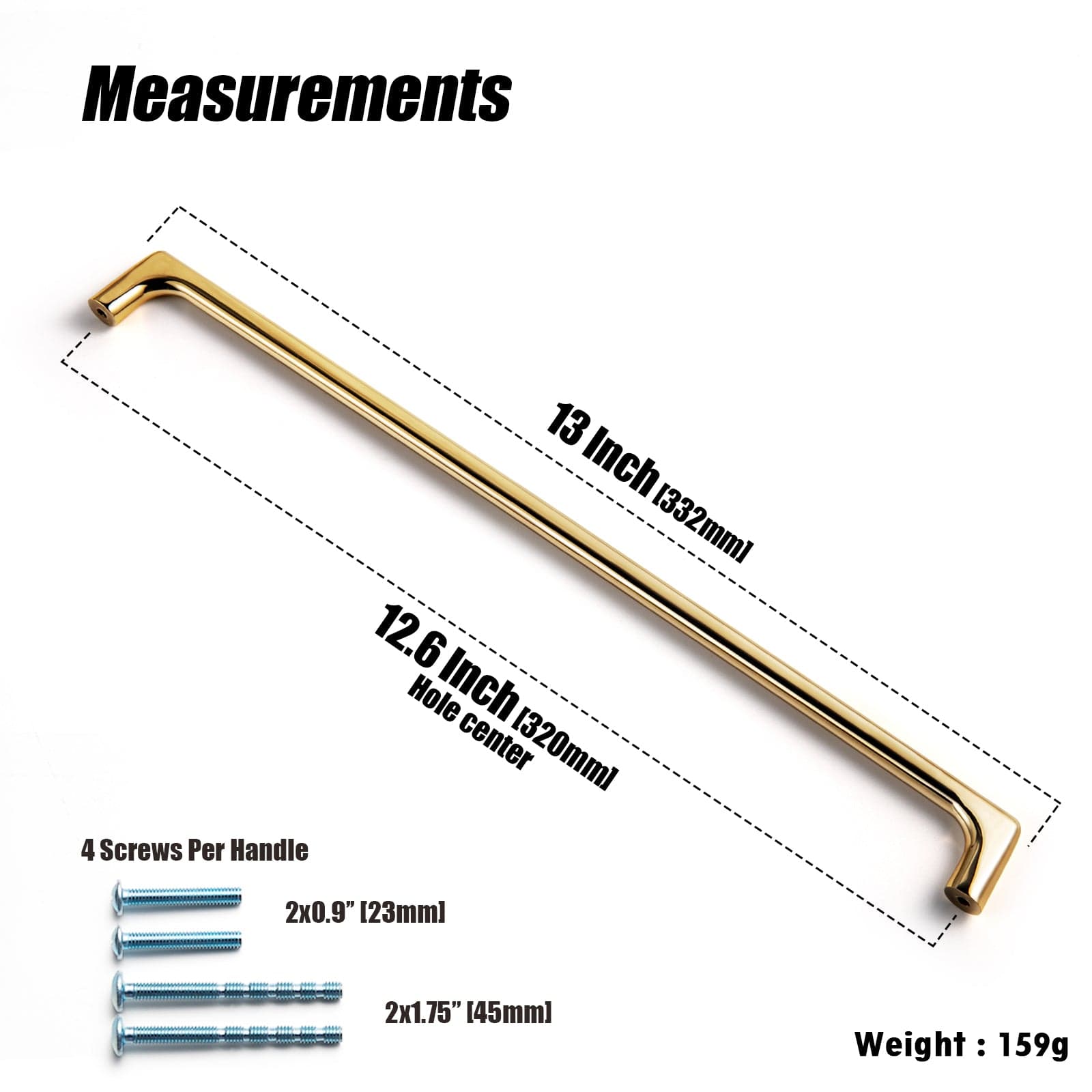 Goo-Ki Modern Cabinet Pull Luxurious Drawer Wardrobe Pulls Kitchen