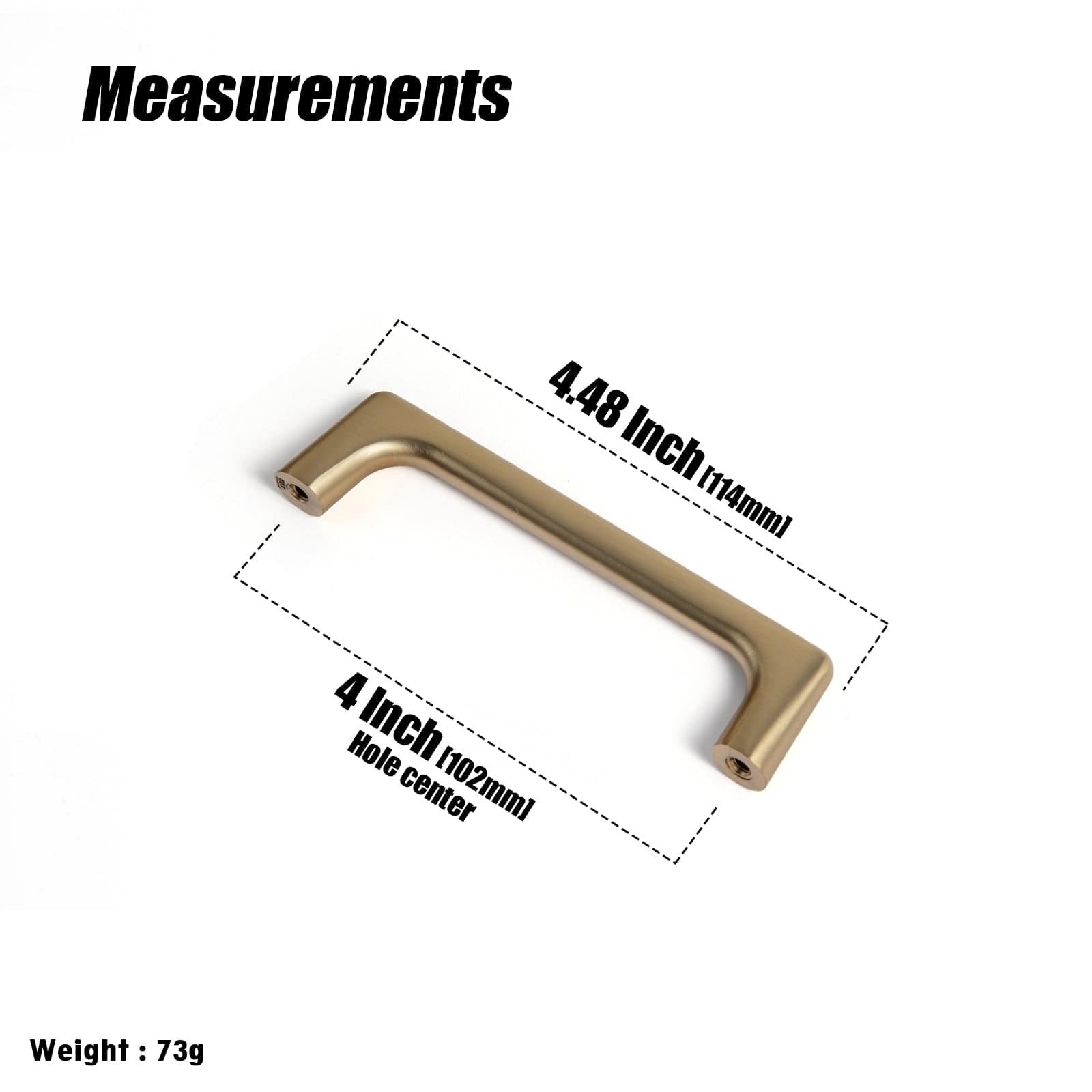 Goo-Ki Modern Cabinet Pull Luxurious Drawer Wardrobe Pulls Kitchen