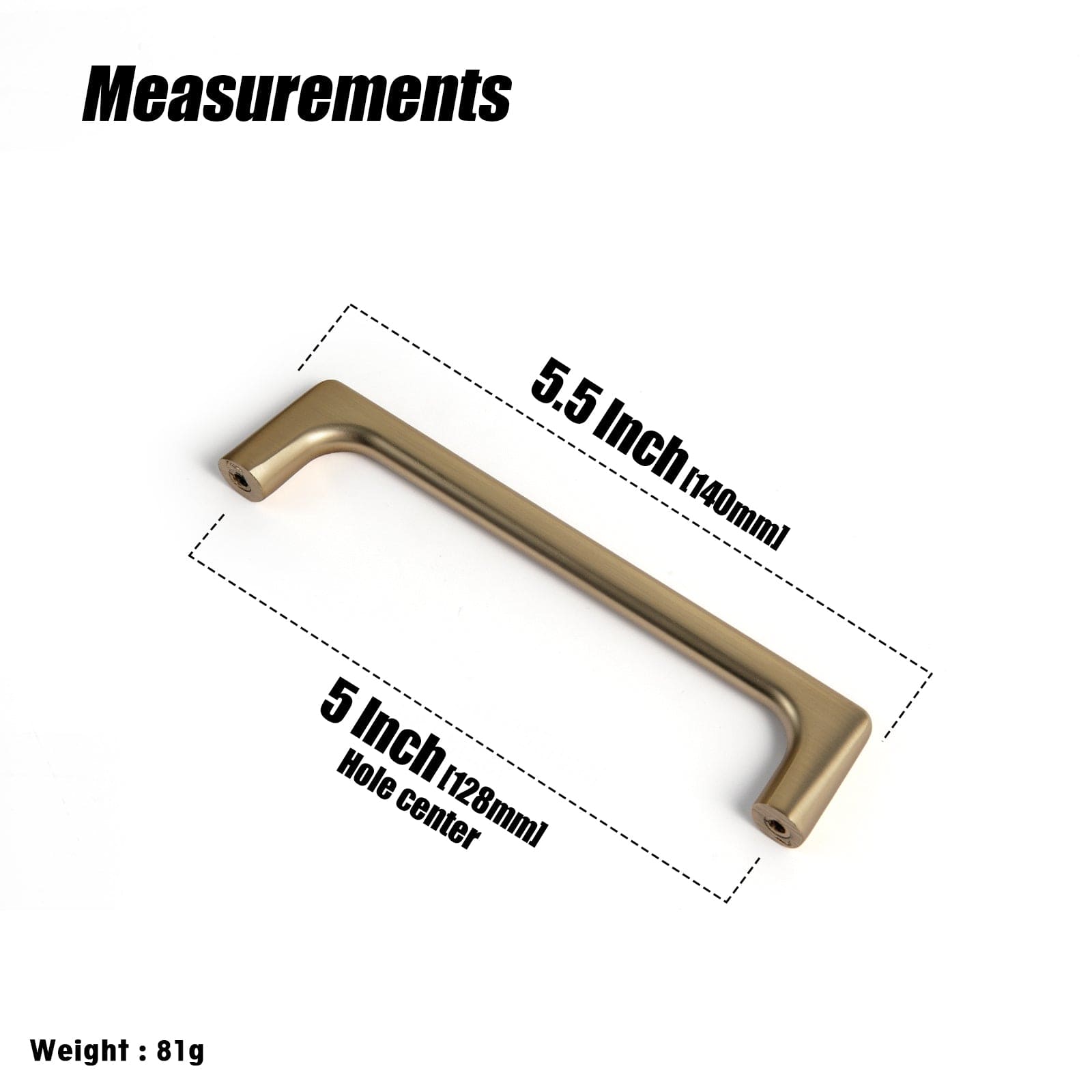 Goo-Ki Modern Cabinet Pull Luxurious Drawer Wardrobe Pulls Kitchen