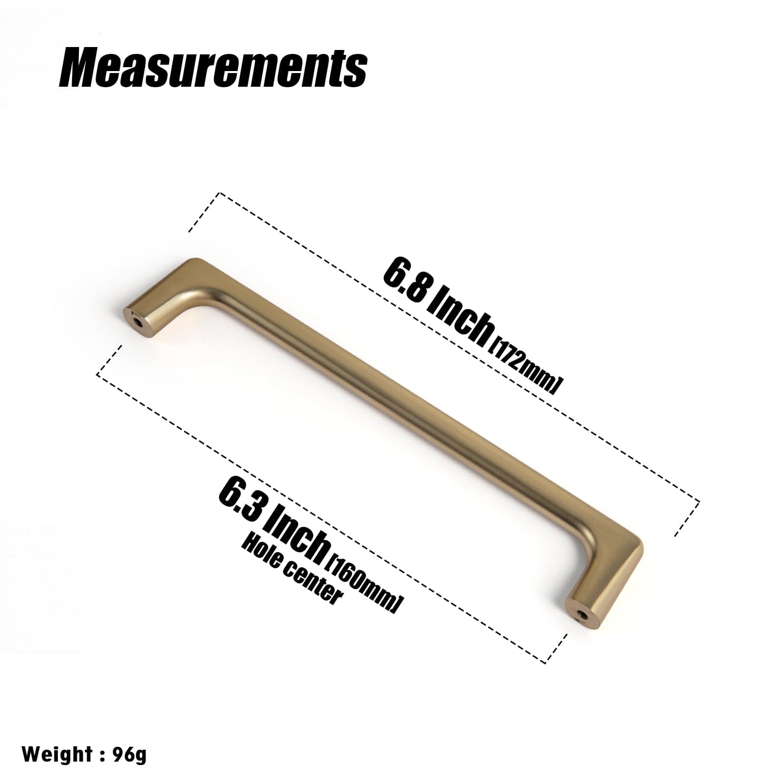 Goo-Ki Modern Cabinet Pull Luxurious Drawer Wardrobe Pulls Kitchen