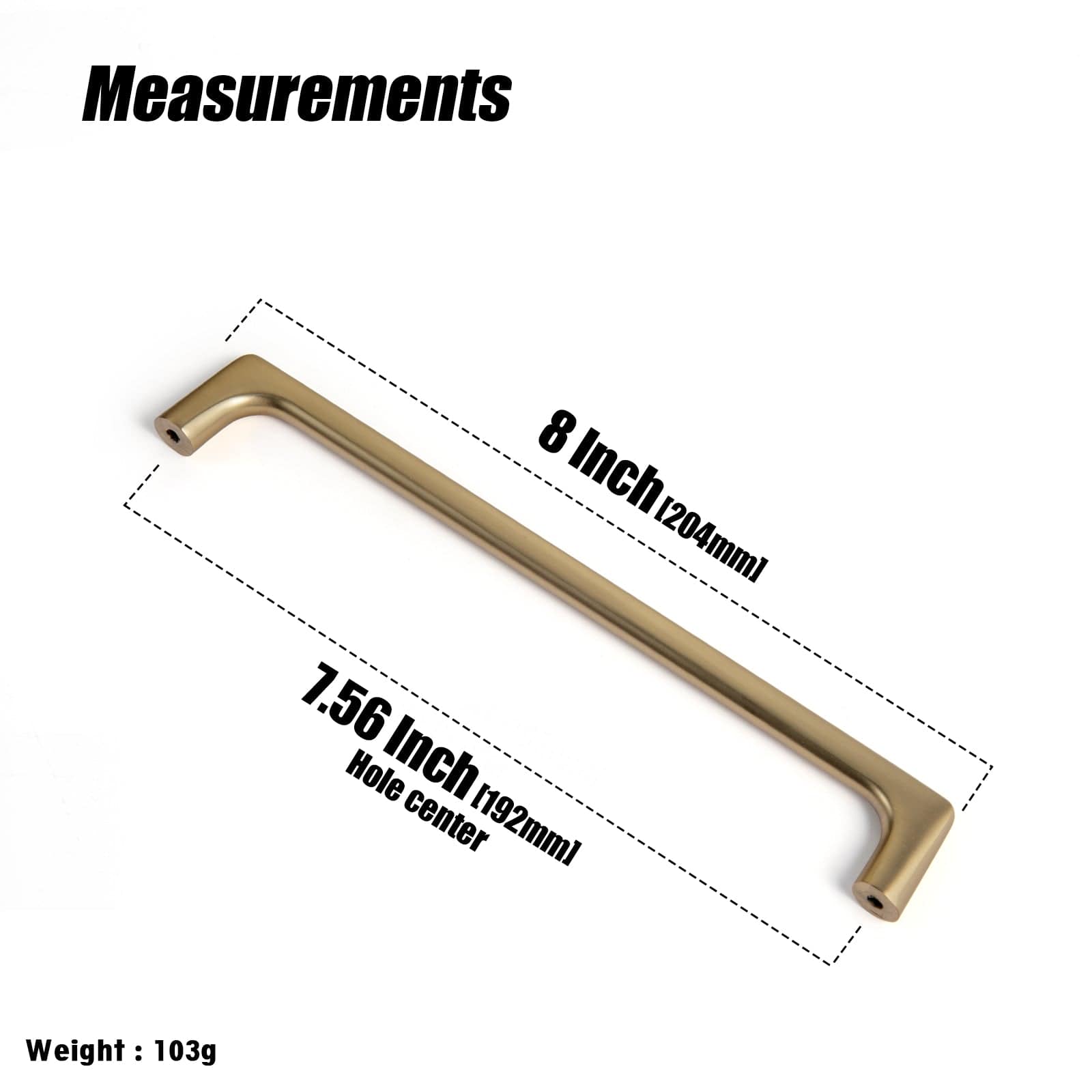 Goo-Ki Modern Cabinet Pull Luxurious Drawer Wardrobe Pulls Kitchen