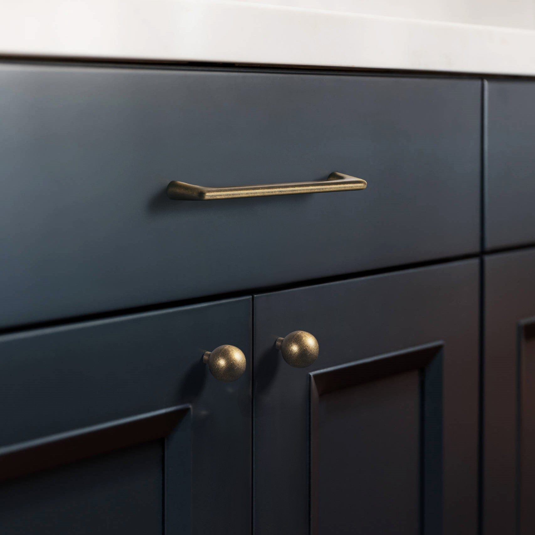 Goo-Ki Modern Cabinet Pull Luxurious Drawer Wardrobe Pulls Kitchen 6 Pack