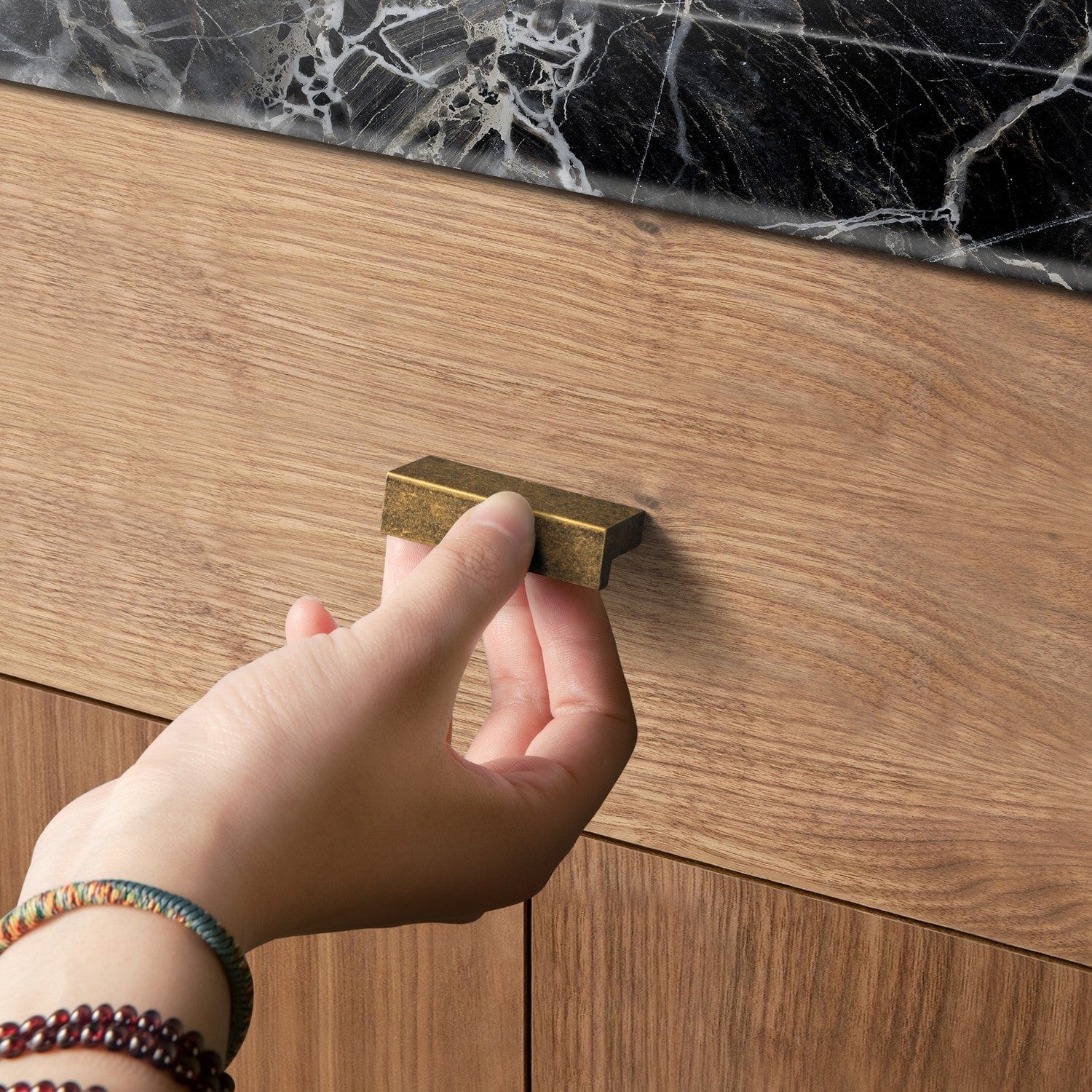 Goo-Ki Modern Drawer Handles Kitchen Cabinet Pulls Right Angle Finger Pulls