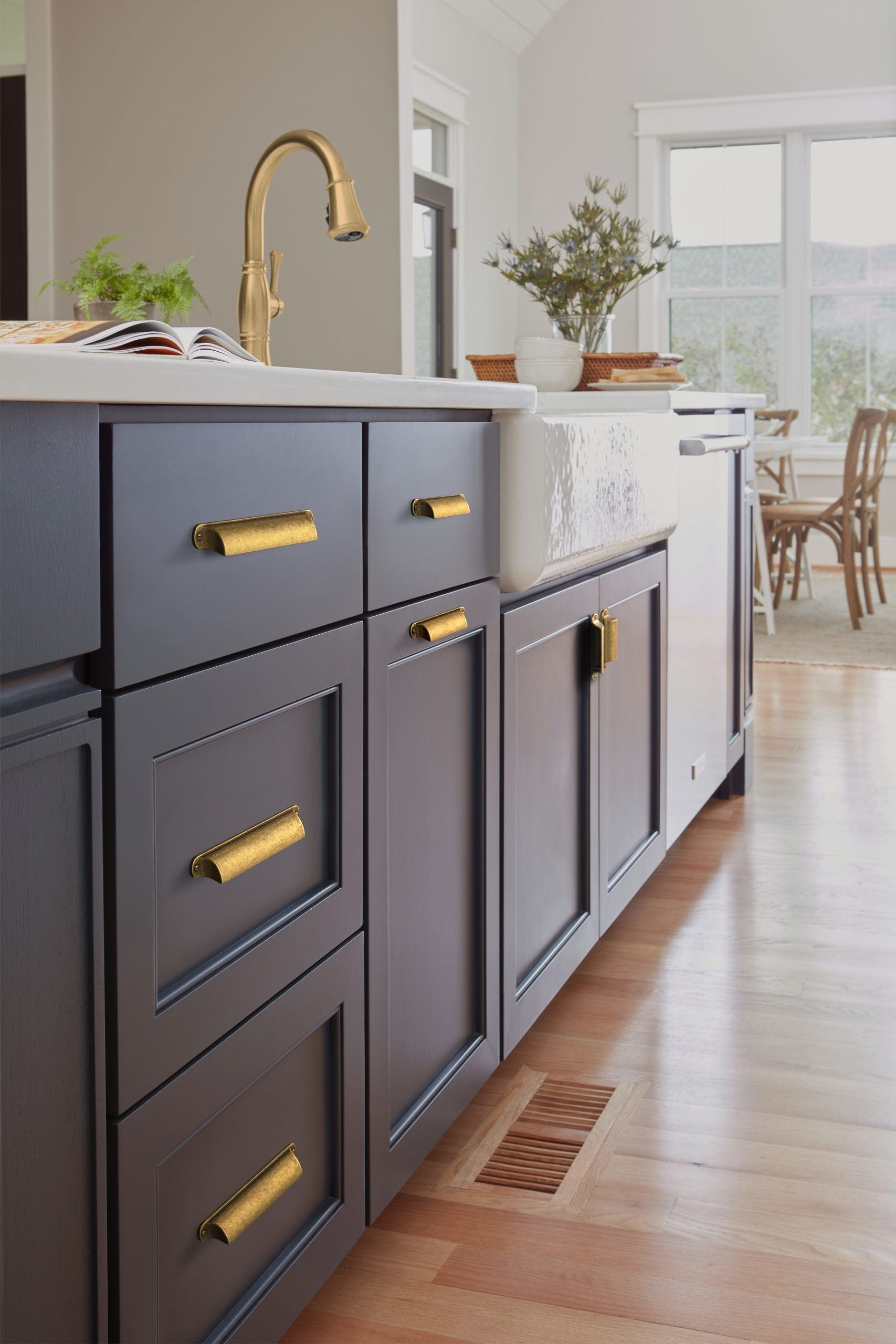 Goo-Ki Modern Multi-Color Cabinet Cup Pulls Bin Drawer Pull Stylish Hardware for Furniture Upgrades