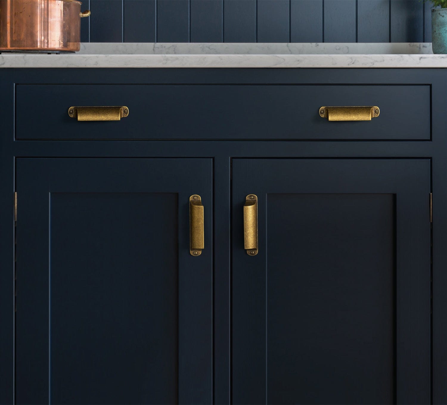 Goo-Ki Modern Multi-Color Cabinet Cup Pulls Bin Drawer Pull Stylish Hardware for Furniture Upgrades