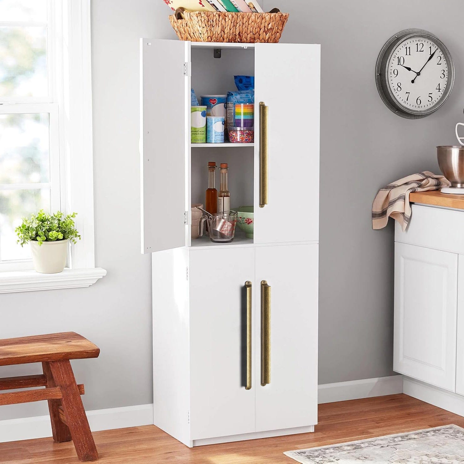 Goo-Ki Modern Multi-Color Cabinet Cup Pulls Bin Drawer Pull Stylish Hardware for Furniture Upgrades