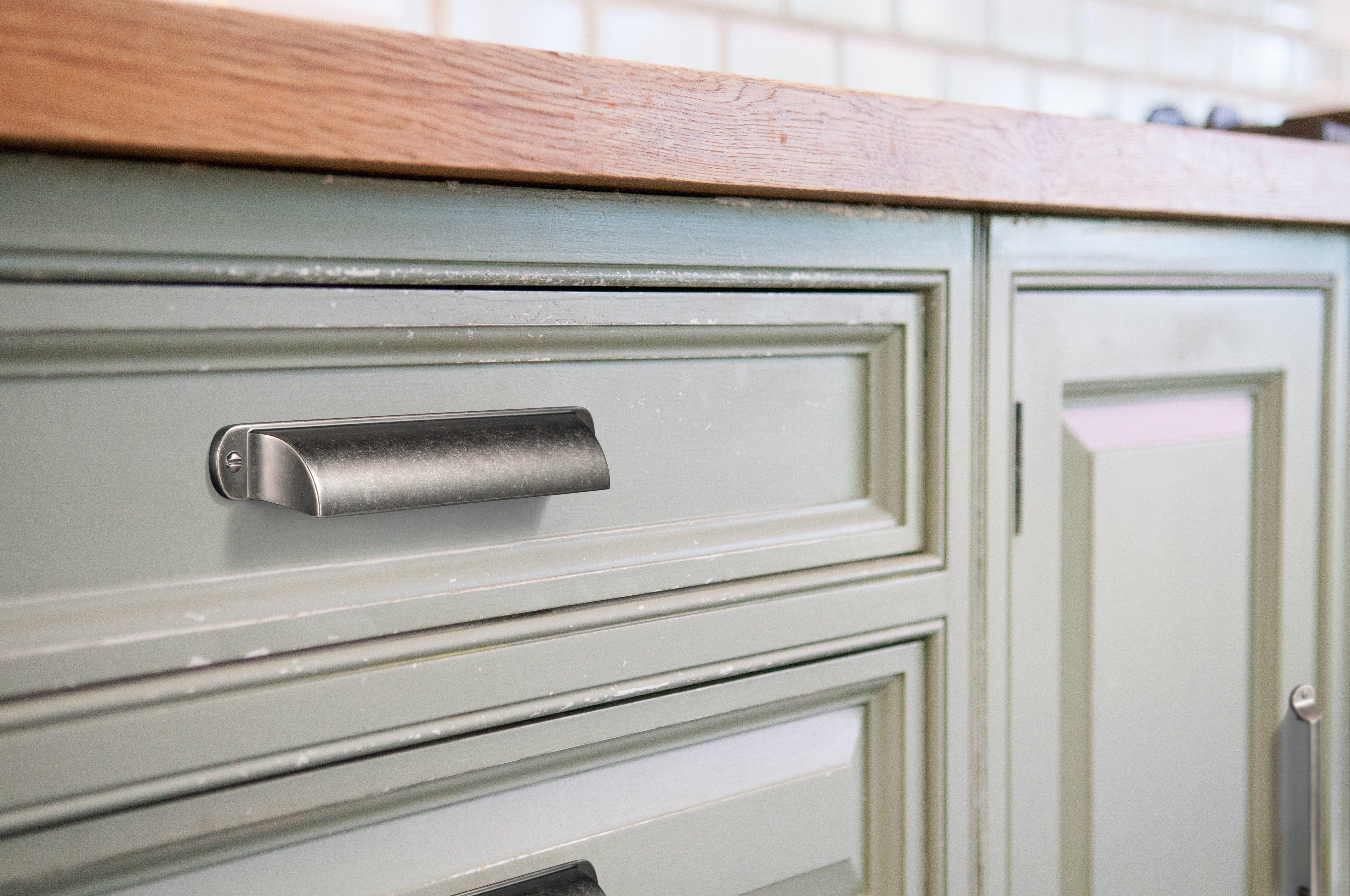 Goo-Ki Modern Multi-Color Cabinet Cup Pulls Bin Drawer Pull Stylish Hardware for Furniture Upgrades