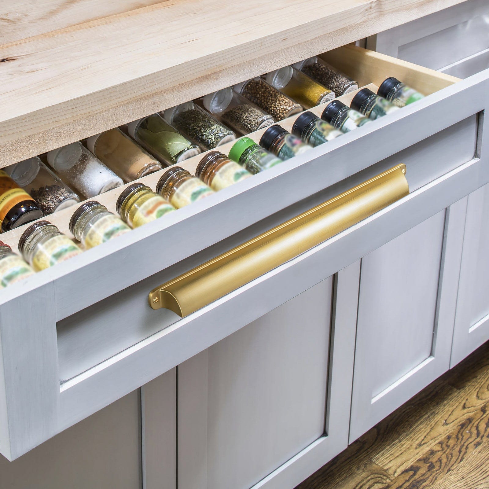 Goo-Ki Modern Multi-Color Cabinet Cup Pulls Bin Drawer Pull Stylish Hardware for Furniture Upgrades