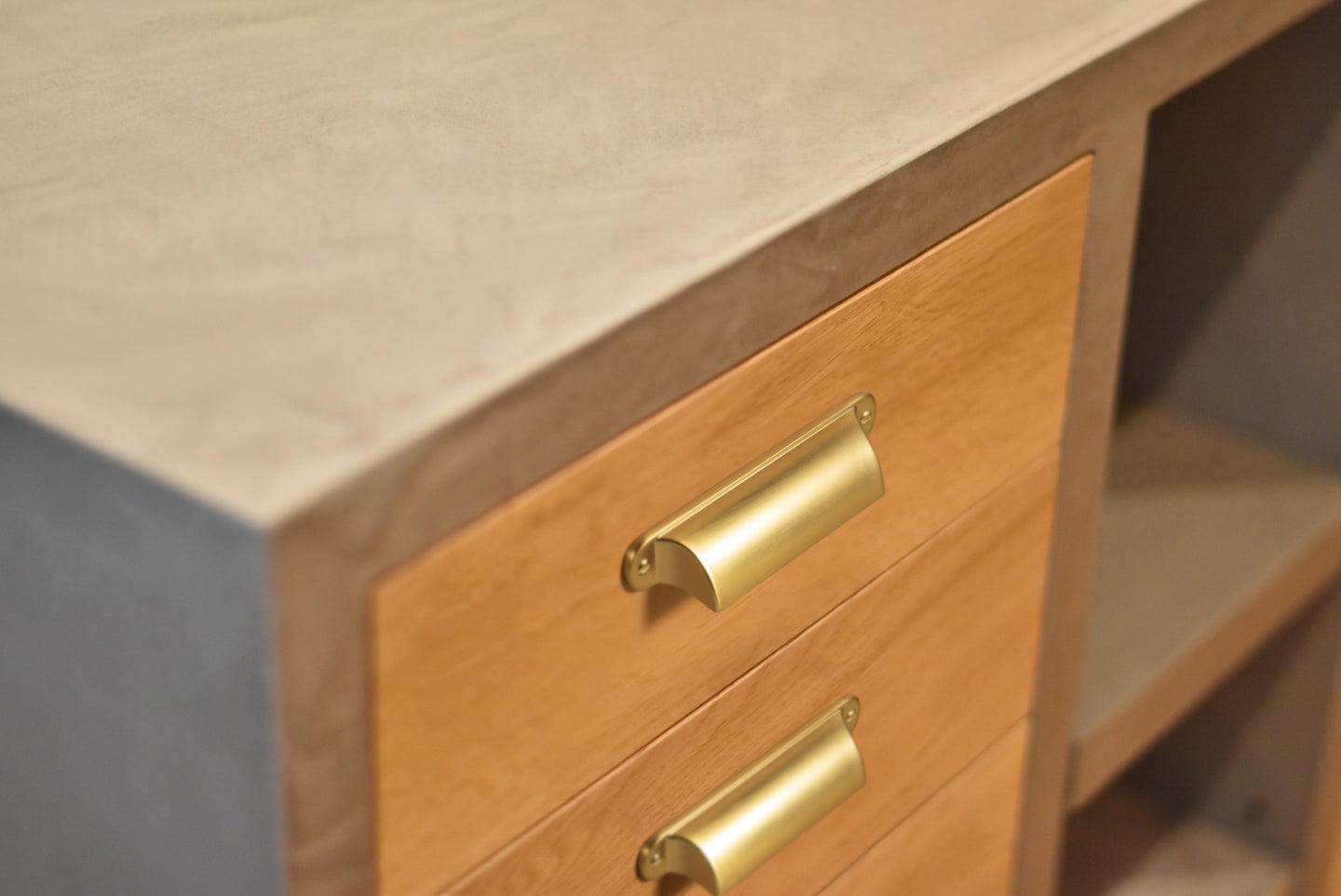 Goo-Ki Modern Multi-Color Cabinet Cup Pulls Bin Drawer Pull Stylish Hardware for Furniture Upgrades