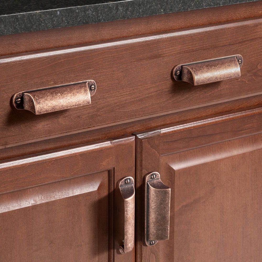 Goo-Ki Modern Multi-Color Cabinet Cup Pulls Bin Drawer Pull Stylish Hardware for Furniture Upgrades