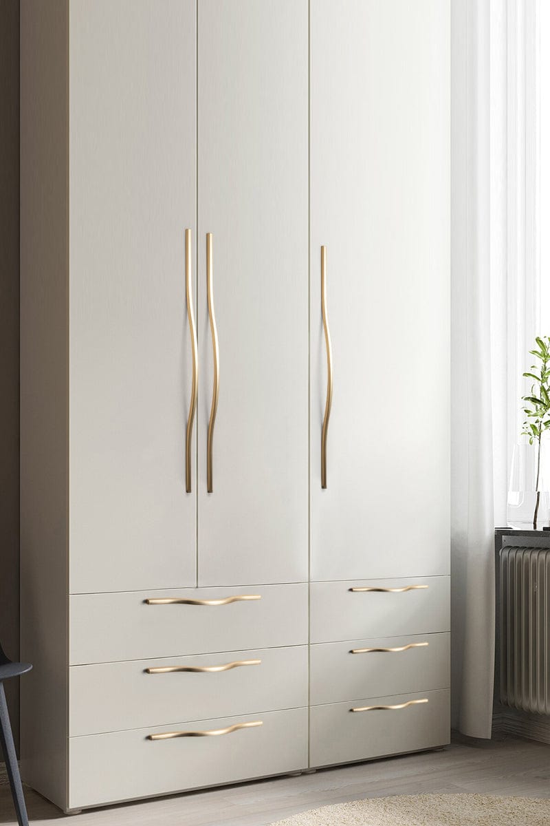 Goo-Ki Modern Wardrobe Cabinet Pulls Luxurious Drawer Pull Dual Mount