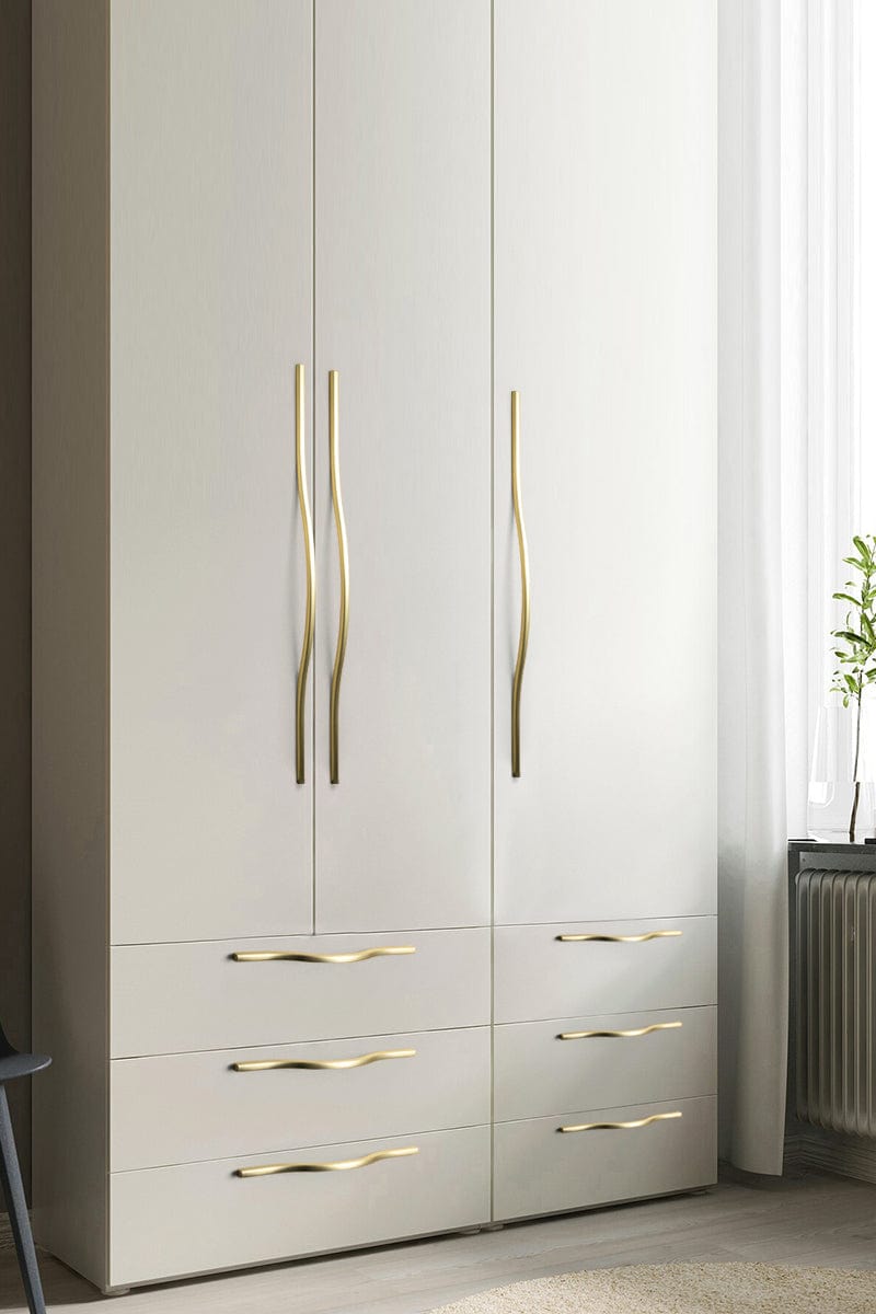 Goo-Ki Modern Wardrobe Cabinet Pulls Luxurious Drawer Pull Dual Mount