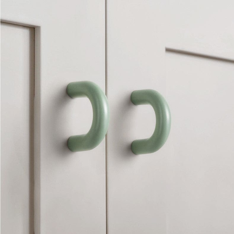 Goo-Ki Morandi Color Modern Cabinet Knobs Drawer Handle Nordic Cabinet Pull