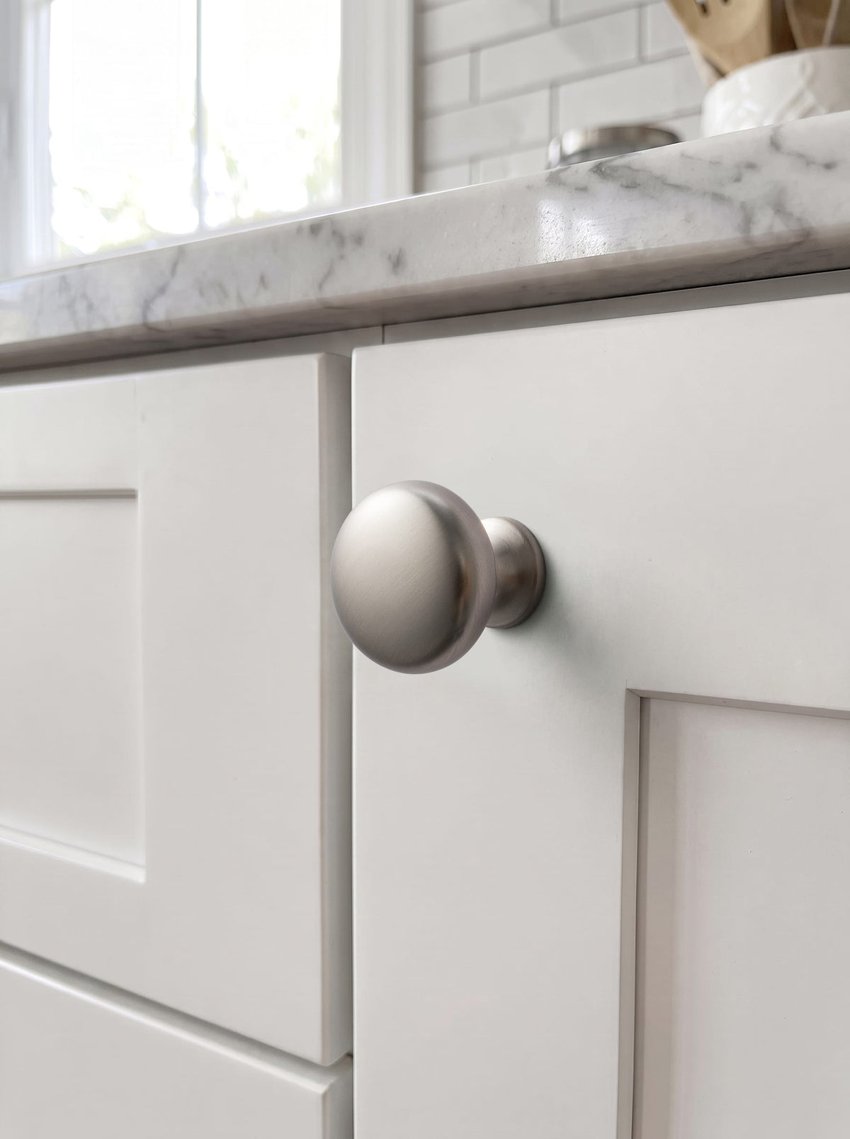 Goo-Ki Multi-colored Classic Drawer Knob Mushroom Round Cabinet Knob