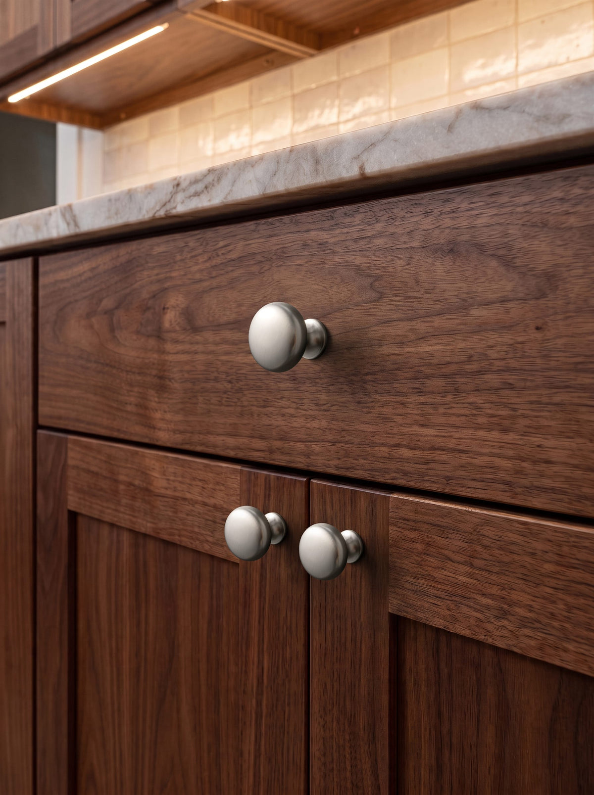 Goo-Ki Multi-colored Classic Drawer Knob Mushroom Round Cabinet Knob