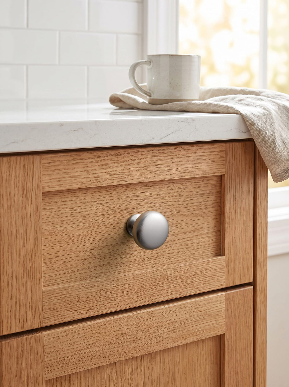 Goo-Ki Multi-colored Classic Drawer Knob Mushroom Round Cabinet Knob