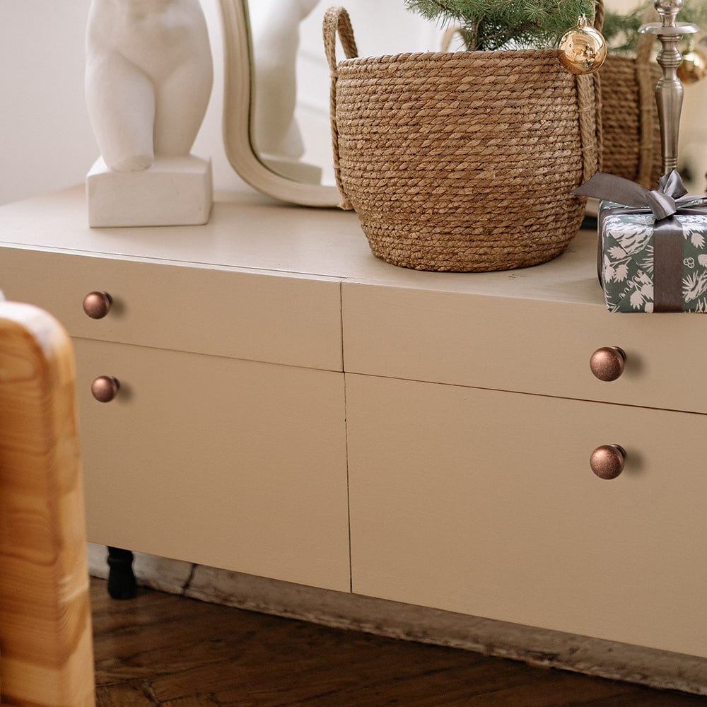 Goo-Ki Multi-colored Classic Dresser Knob Modern Minimalist Round Cabinet Knobs 6 Pack