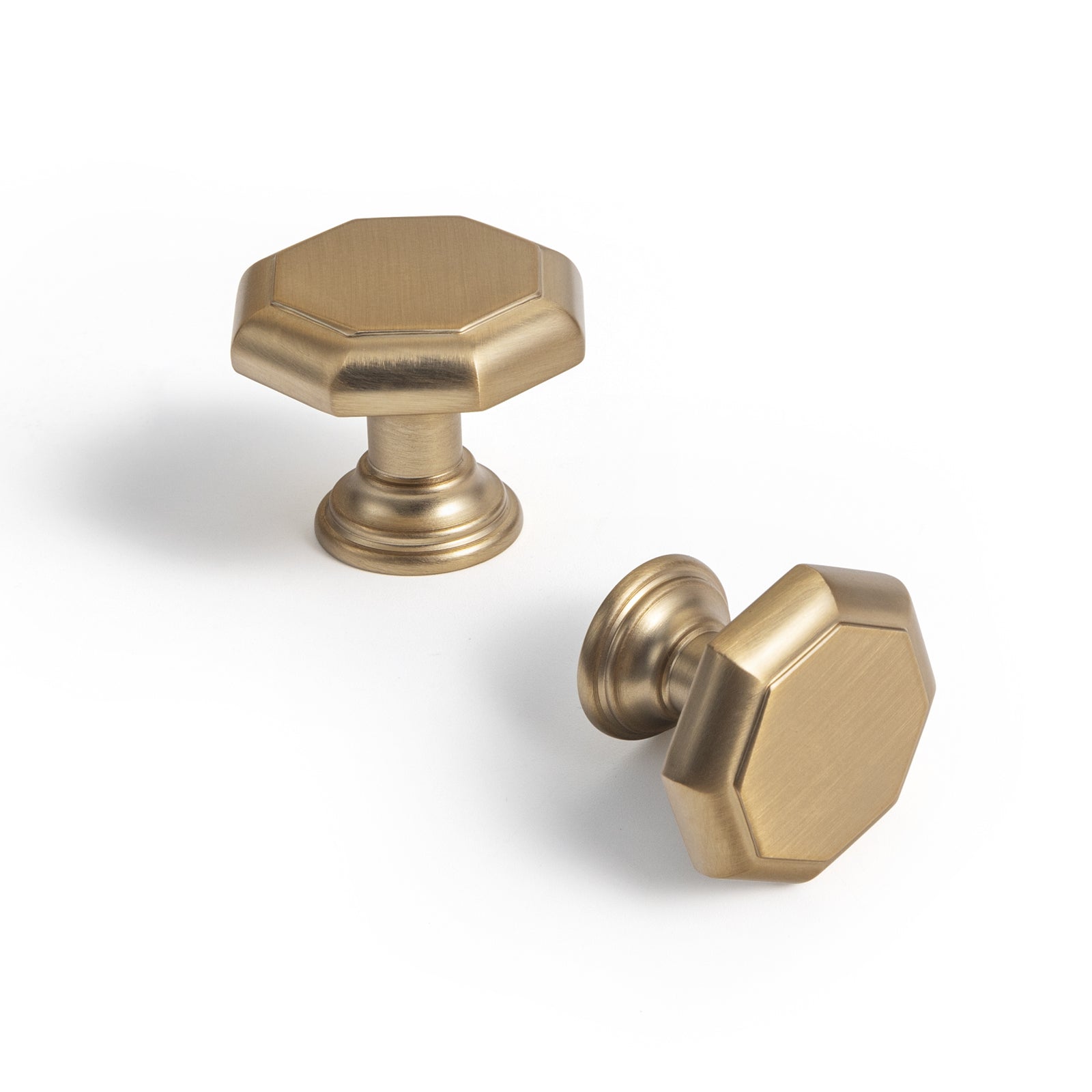 Goo-Ki New Champagne Bronze / Knob / 6 Pack Antique Brass Cabinet Pulls Affordable Luxury Vintage Drawer Knobs for Kitchen