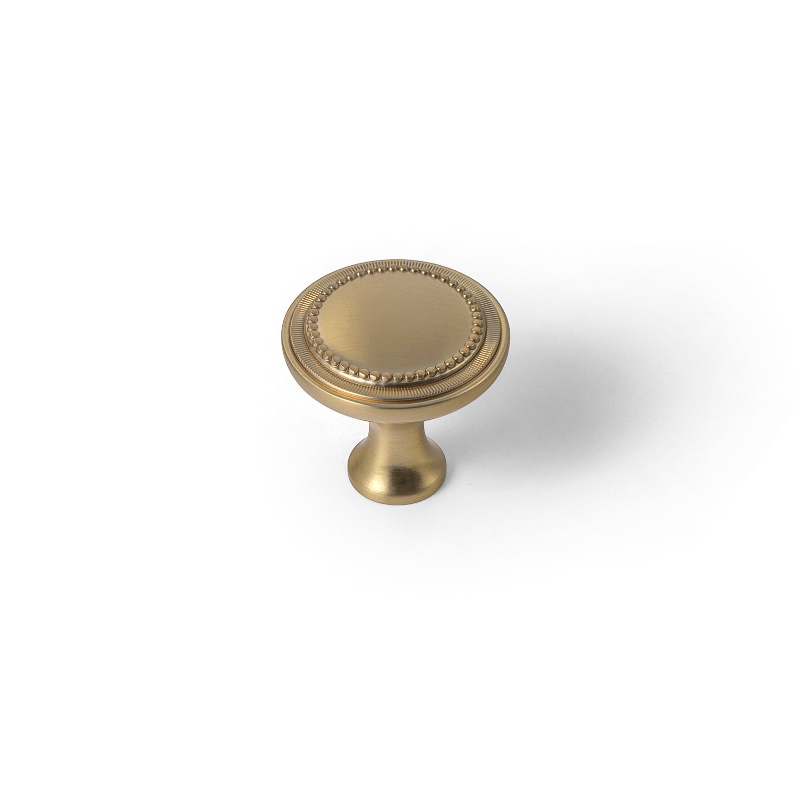 Goo-Ki New Champagne Bronze / Knob / 6 Pack Solid Ancient Vintage Retro Bar Pull for Cupboard Dresser Bathroom