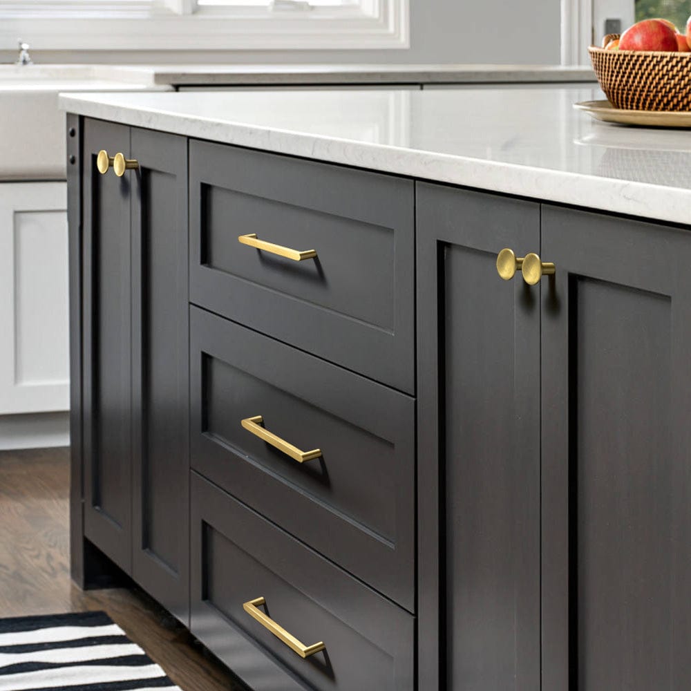 Goo-Ki Nordic Copper Cabinet Handles Brass Drawer Wardrobe Pulls