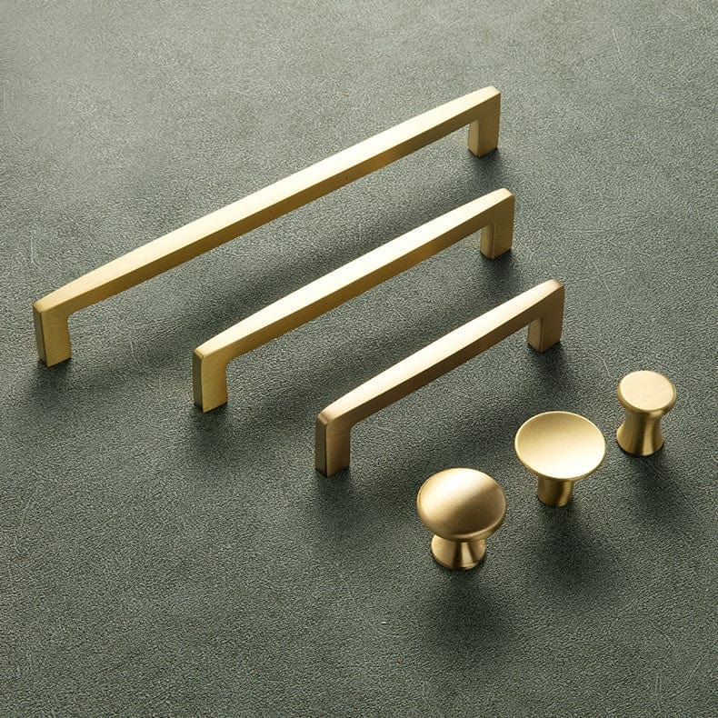 Goo-Ki Nordic Copper Cabinet Handles Brass Drawer Wardrobe Pulls